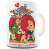 Vintage Retro Valentine's Sweethearts Novelty Mug