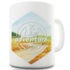 Live Adventure Landscape Watercolour Hexagon Funny Mug