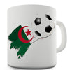 Algeria Football Flag Paint Splat Funny Mug