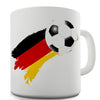 Germany Football Flag Paint Splat Funny Mug