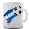 Honduras Football Flag Paint Splat Funny Mug