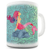 Watercolour Lost Mermaid Funny Mug