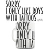 Boys With Tattoos Ceramic Mug