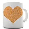 Orange Heart Funny Mugs For Men Rude