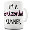 Horizontal Runner Ceramic Mug Slogan Funny Cup