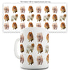 Pomeranians Pattern Funny Mugs For Men