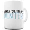 Waiting For Winter Funny Mugs For Coworkers