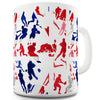 GB Rugby Collage Funny Mugs For Women