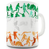 Ireland Rugby Collage Ceramic Novelty Mug
