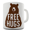Free Hugs Bear Ceramic Funny Mug