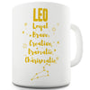 Leo Personality Traits Ceramic Novelty Mug