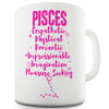 Pisces Personality Traits Ceramic Mug Slogan Funny Cup